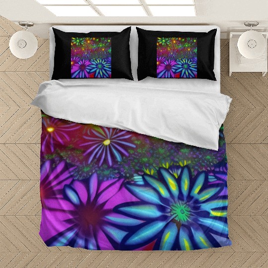 Psychedelic flowers Bedding Sets