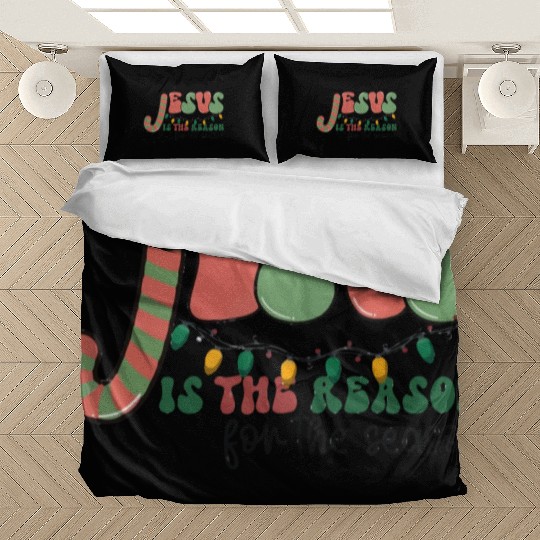 Jesus is The Reason for the Season Candy Christian Bedding Sets
