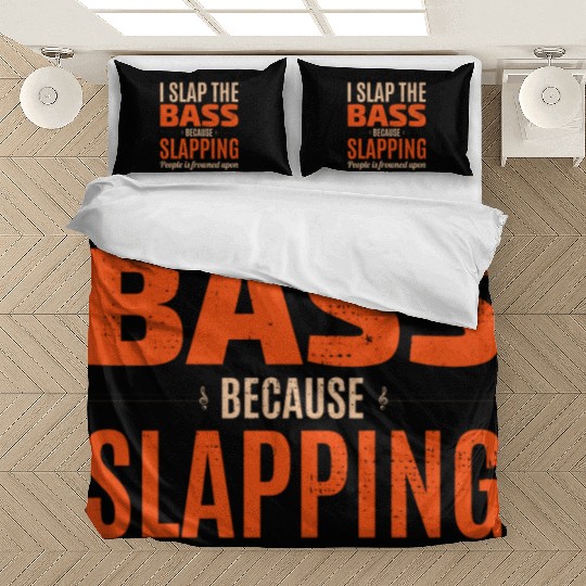 Bass Guitar Player Music Musician Bassist Funny Bedding Sets