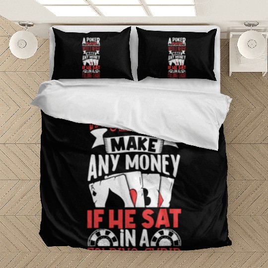 Poker Casino Poker Player Gambling Roulette Gift Bedding Sets