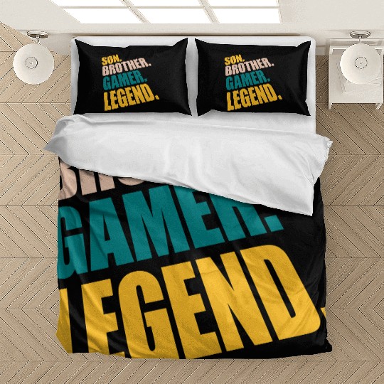 son brother gamer legend Bedding Sets