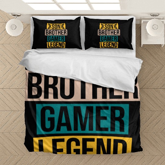 son brother gamer legend Bedding Sets