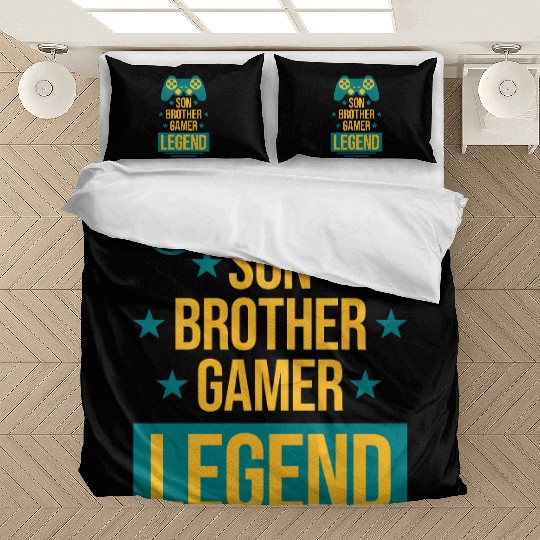 son brother gamer legend Bedding Sets