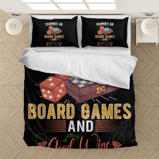 Wine Board Games Chess Board Game Player Gambling Bedding Sets