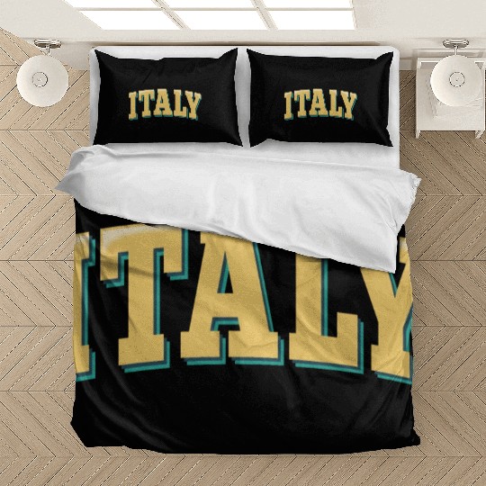 Italy - Italy lettering Bedding Sets