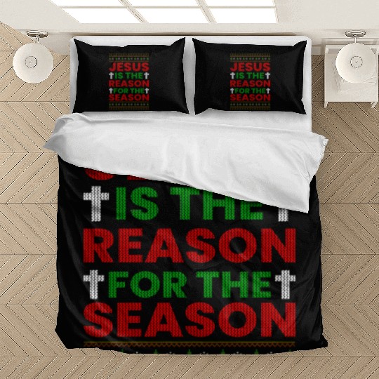 Jesus Is The Reason For The Season Bedding Sets