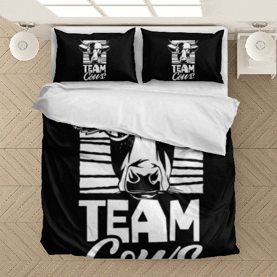 Team Cows Farm Animals Cow Lover Bedding Sets