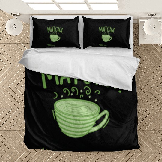 Matcha Lover Wedding Matcha Tea Pick Up Lines Bedding Sets