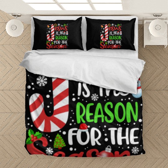 Jesus Is The Reason For The Season Christmas Bedding Sets
