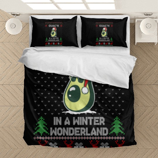 Guac'n In A Winter Wonderland Funny Christmas Bedding Sets