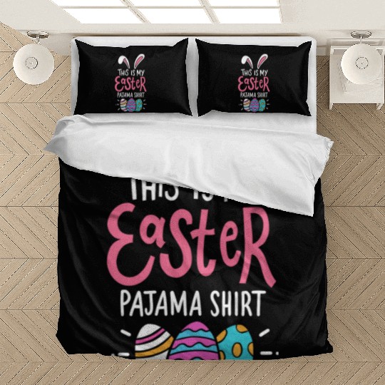 This Is My Easter Pajama Sunday Egg Hunt Holiday Bedding Sets