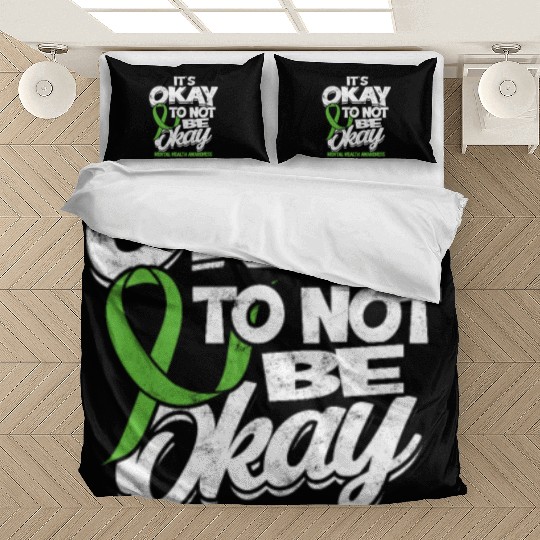 It's okay to not be okay Mental Health Awareness Bedding Sets