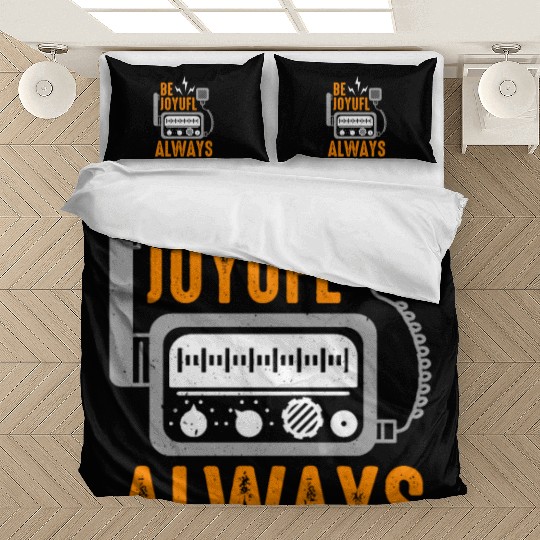 Ham Radio Be Joyful Always Channel Radio Operator Bedding Sets