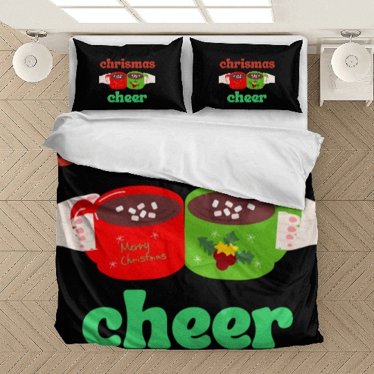 Christmas Coffee Cup Cheer lovely moment Bedding Sets
