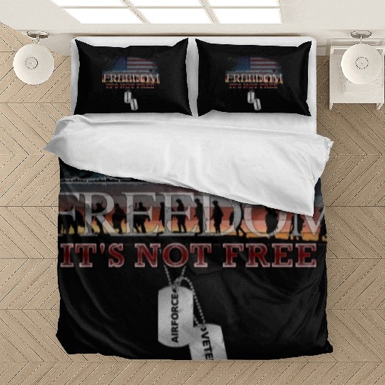 Airforce Veteran Freedom isn't Free Bedding Sets