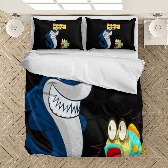 funny shark. Bedding Sets