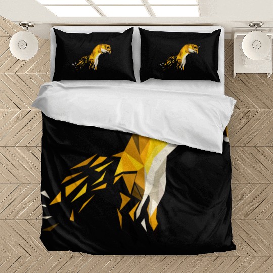Geometric Art Nature Fox Cool Cute Graphic Art Gif Bedding Sets