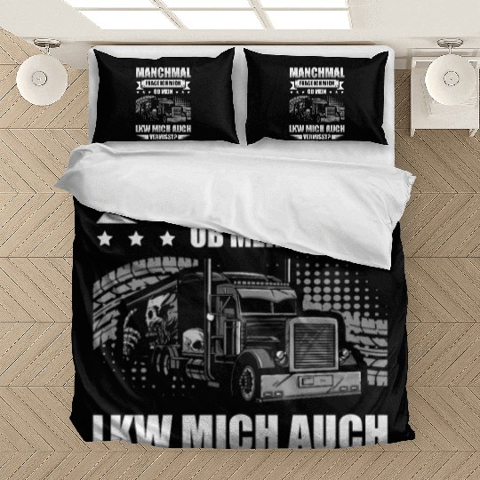 Trucker Men Truck Long Distance Driver Truck Bedding Sets