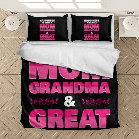 Hap Ess Is Being A Mom Grandma Great Grandma Bedding Sets