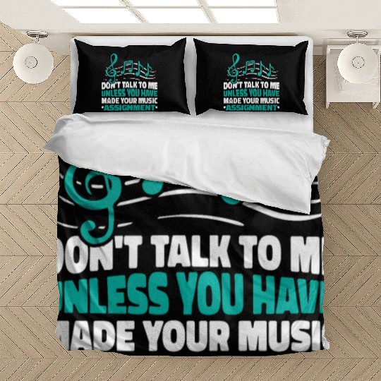 Music Teacher Notes Bedding Sets