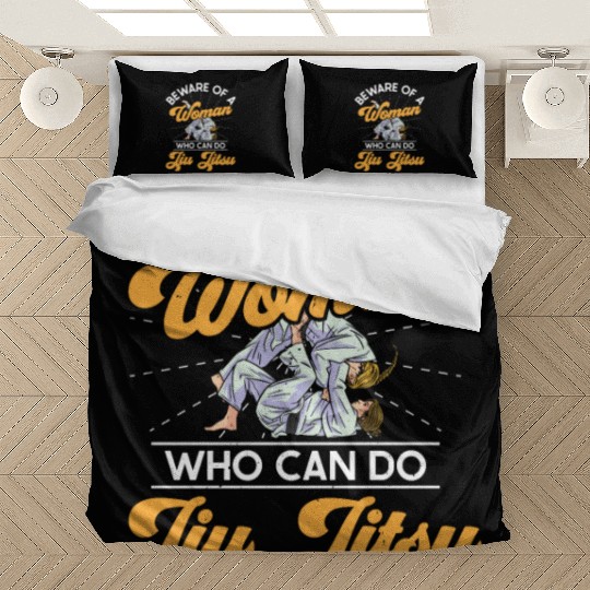 Jujutsu beware of a woman jiu jitsu martial arts Bedding Sets