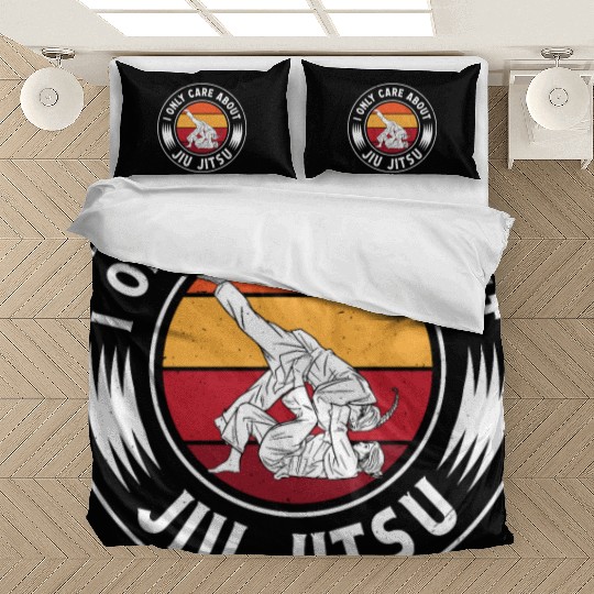 Jujutsu only care about jiu jitsu martial arts mma Bedding Sets