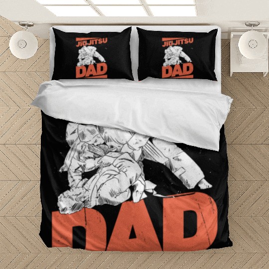 Jiu jitsu dad jujutsu martial arts mma combat Bedding Sets