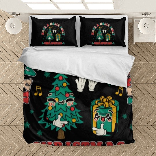 have a holly jolly christmas Bedding Sets