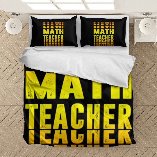 Math teacher design Bedding Sets