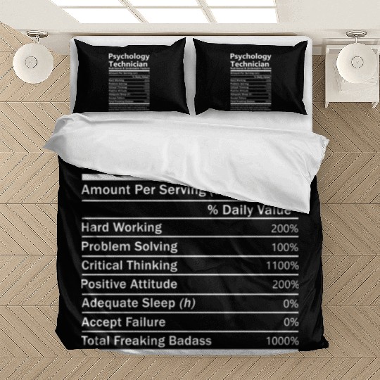 Psychology Technician Bedding Sets - Nutritional And Un