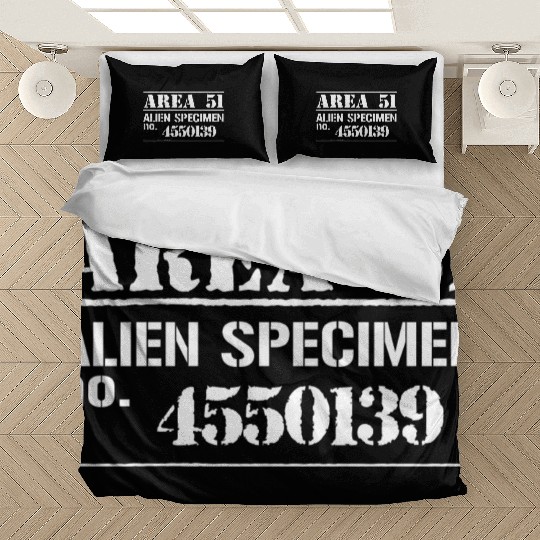 Funny Area 51 Escaped Alien Halloween Costume Bedding Sets