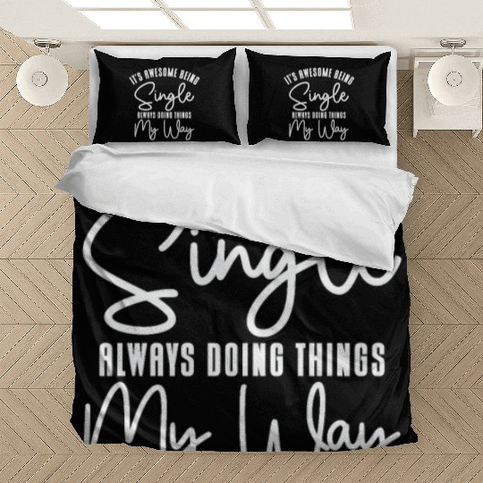 Awesome Single Independent Solo Single Quotes Bedding Sets