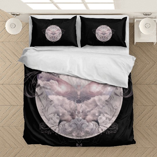 A heavenly butterfly made of delicate clouds Bedding Sets