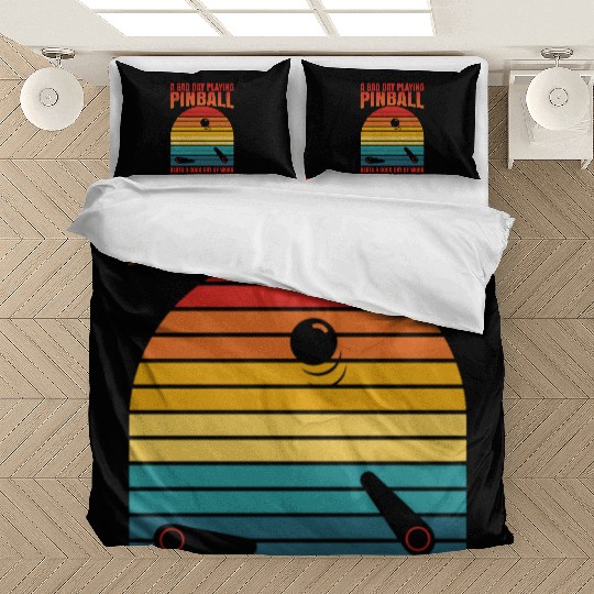 Retro Pinball Beats Work Arcade Machine Bedding Sets