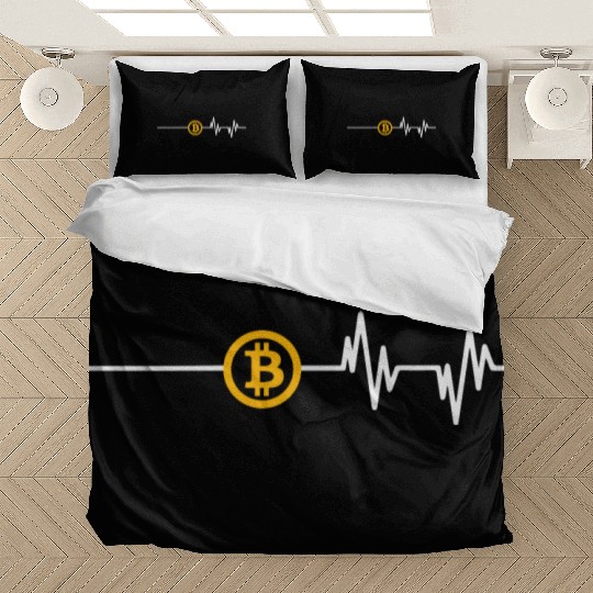 Bitcoin Cryptocurrency Bitcoin BTC Bedding Sets