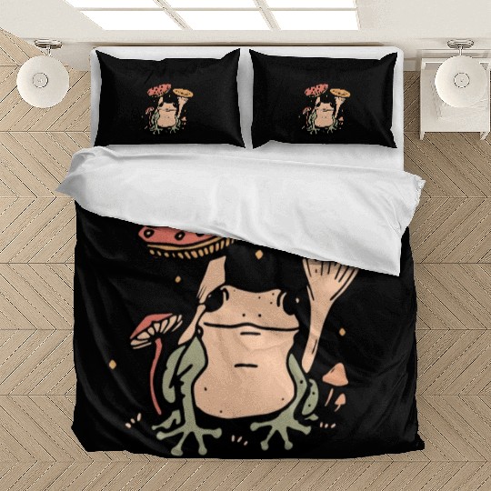 milf man i love frogs Bedding Sets