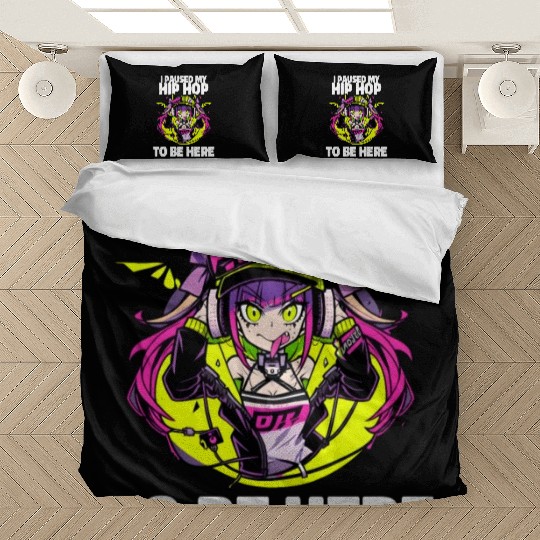 I Paused My Hip Hop Music Otacore Otaku Anime Bedding Sets
