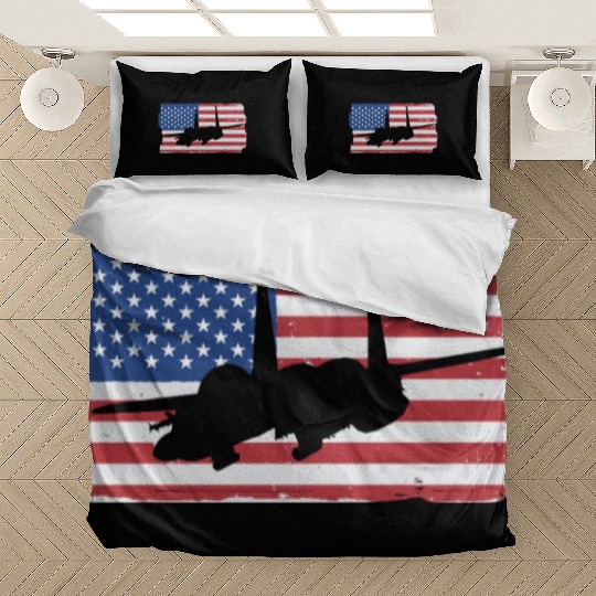 F-15 Eagle Fighter Jet American Flag F15 Eagle Bedding Sets
