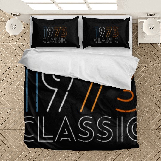 50 Years Vintage 1973 Retro 50th Birthday Bedding Sets