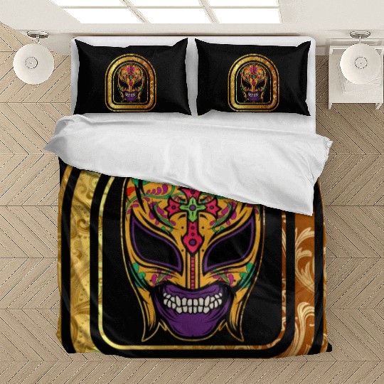 Dia De Los Muertos Bedding Sets, Lucha Libre El Santo
