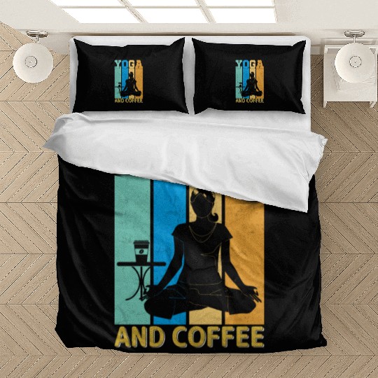 Yoga and coffee Bedding Sets