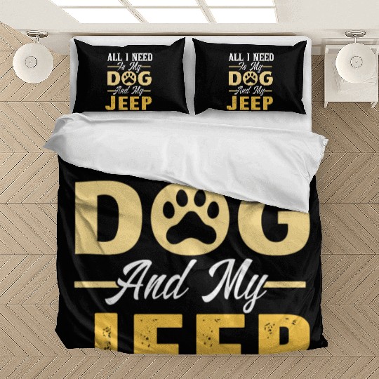 Dog Jeep Lover- For Men- For Women Bedding Sets