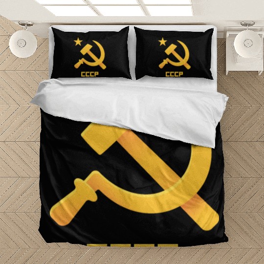 USSR Soviet Union Russia Hammer Sickel USSR Flag C Bedding Sets