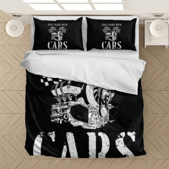 Drag Racing Race Car Vintage Still Bedding Sets