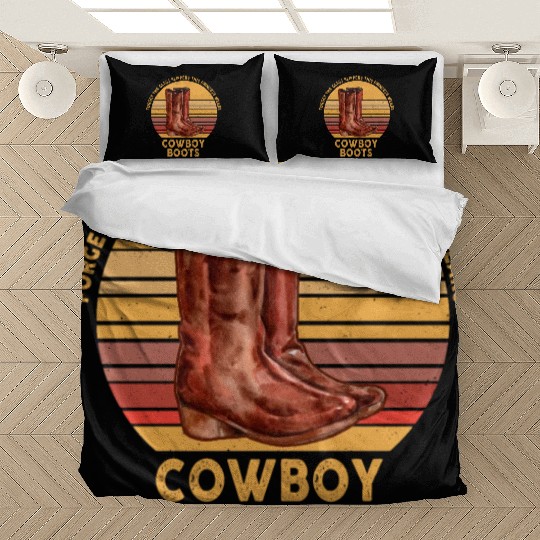 Forget Glass Slippers Princess Wears Cowboy Boots Bedding Sets