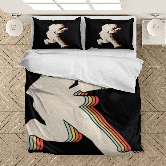 Rock and Roll Retro Guitar Player Guitarist Bedding Sets