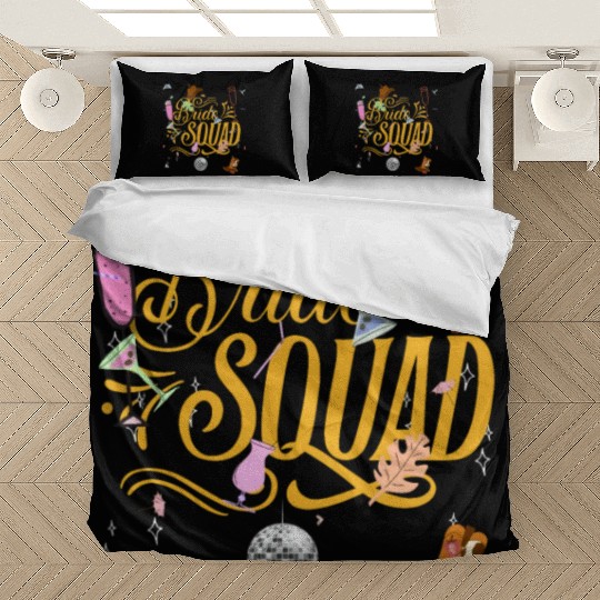 Bachelorette cowgirl disco 80s party Bedding Sets