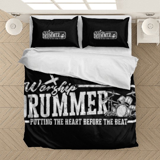 drumsticks Drum Music Christian Drummer church Bedding Sets