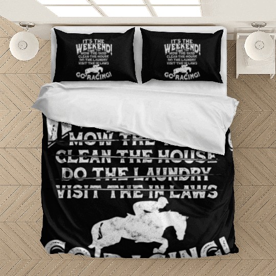 Horse Racing Equestrian Horseback Horse Racer Bedding Sets