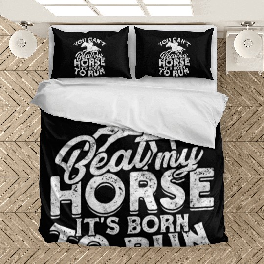 Horse Racing Equestrian Horseback Horse Racer Bedding Sets